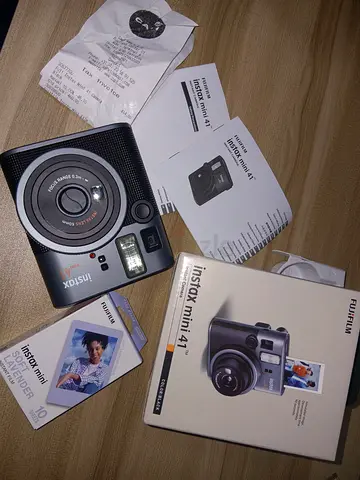 Fujifilm Instax Mini 41 Instant Camera with Box, Film & Manuals - Good Condition