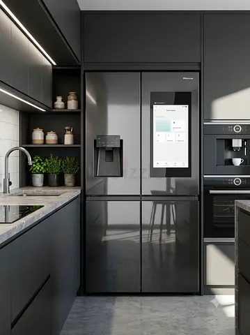 Hisense French-Door Refrigerator – LED Display | ConnectLife Smart Connectivity | Modern Design