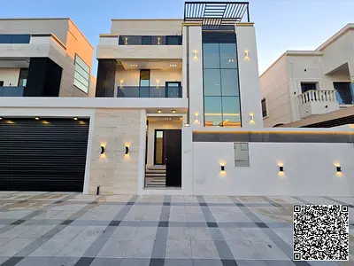A modern villa is available for rent in Al Bahia, Ajman, in a prime location just one minute away from Sheikh Mohammed Bin Zayed Road. The villa is br