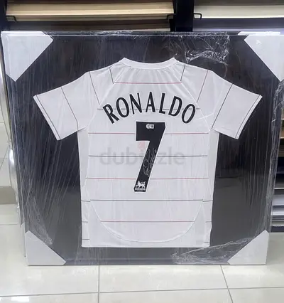 Cristiano Ronaldo Signed Manchester Beckett witnessed