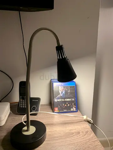 Black Adjustable Flexible Neck Desk Lamp