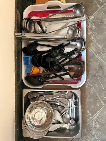 Assorted Kitchen Spoons, Ladles and Utensils