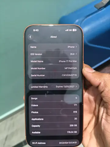 iPhone 17 Pro Max 256GB - Good Condition, Unlocked