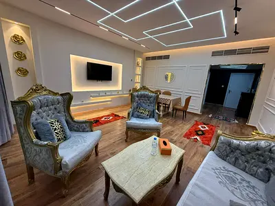 Fully Furnished 2 Bedroom Apartment for Annual Rent in Horizon Towers – Al Rashidiya 1, Ajman A gre