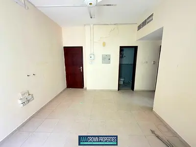 Sentral ac one Bhk apartment family building prime location in Yermook Sharjah