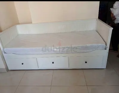 IKEA Hamnes day bed with 2 mattress and 3store drawers underneath is available
