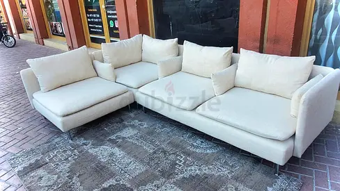 Brand new condition IKEA soderhamn corner l shape sofa beige