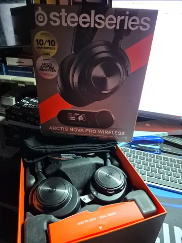 SteelSeries Arctis Nova Pro Wireless Headphones - open box only