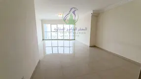 Spacious 3BR apartment in Al Majaz 1, 3,300 sq ft, with sea view, 2 balconies, master bedrooms, maid
