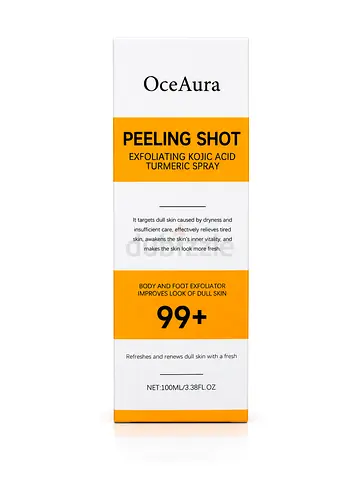 OceAura Peeling Shot 100ml | Kojic Acid & Turmeric Exfoliating Spray