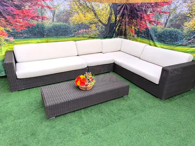 Premium Brand xtra Large Rattan Outdoor Garden Sofa Set