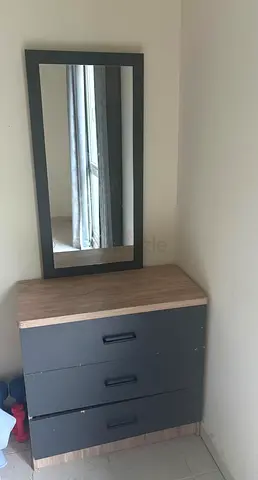 3-drawer Dresser with Mirror and Study/Office Table combo