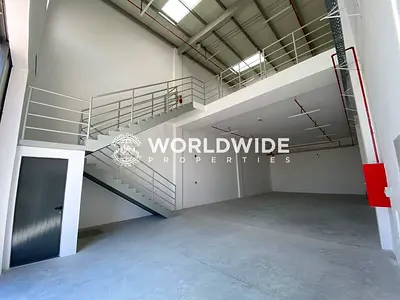 BRAND NEW WAREHOUSE FOR RENT | 2,500 SQFT | G+M | 24 KW POWER | NEW INDUSTRIAL AREA AJMAN