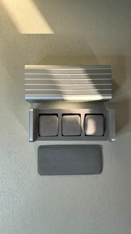 RIMOWA Watch Case Silver 3 Watch Travel Storage Box