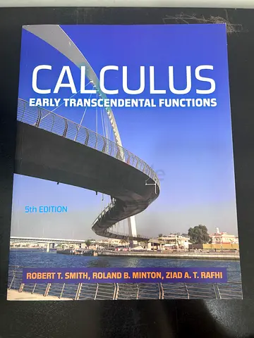 Calculus: Early Transcendental Functions, 5th Ed. – McGraw Hill