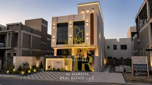🏡 تاون هاوس فاخر للبيع في الزاهية – عجمان | أرضي + أول + روف | 4 غرف | بناء 3,200 قدم² | 1.350 مليون