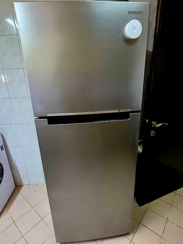Samsung Silver Double Door Refrigerator - Good Condition