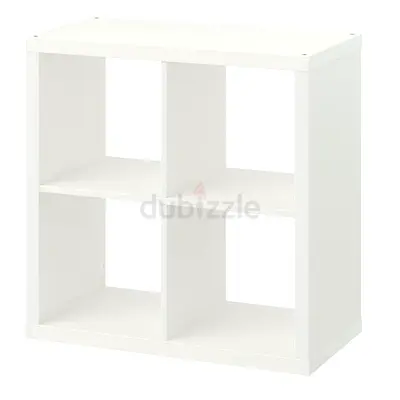 Kallax White 4-Cube Storage Shelf / Display Unit - Good Condition