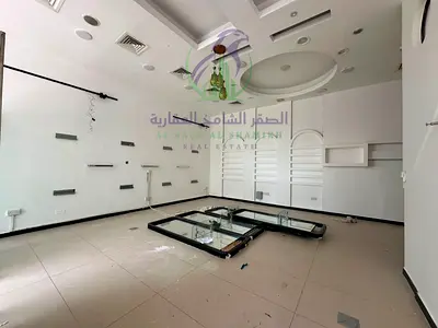 785 sqft commercial shop in Al Taawun with direct main road frontage ready made decorations competitive price and Four or Six payment options.