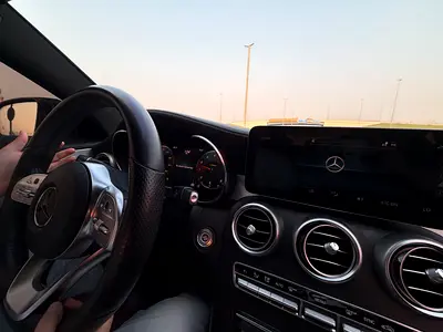 Mercedes C200 Coupé AMG Line 2019 | GCC | 1st Owner | Lady Western Expat