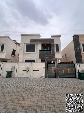 Villa for rent in Al Yasmeen, featuring a prime location directly opposite Sheikh Mohammed Bin Zayed Road. The villa offers spacious areas and a pract