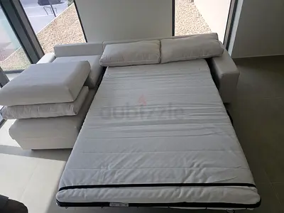 Ikea vimle L shape sofa Bed Beige Excellent condition