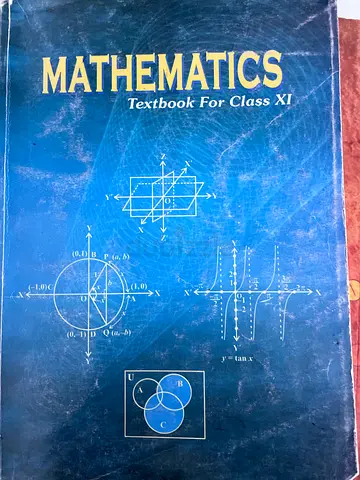 CBSE math grade 11 textbook