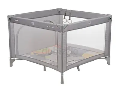 KIKKABOO Grey Cat Enjoy Playpen