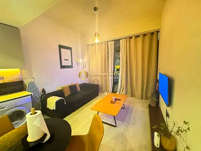 Furnished 1BR Apartment | Azizi Riviera 15 | Balcony & Pool View