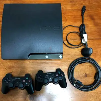 Playstation 3 slim with 2 controller