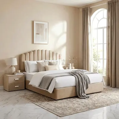 Brand New Queen size bed including mattress storage bed Queen bed Available