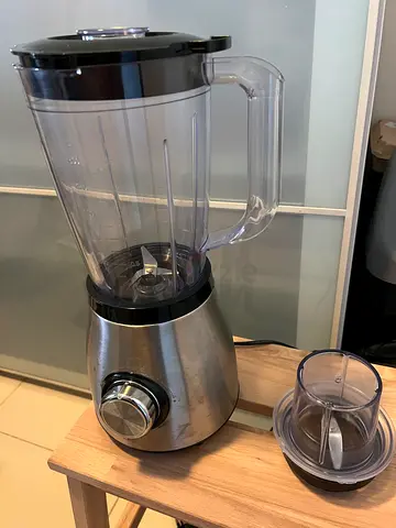 Noon stainless steel blender with chopper attachment - perfect condition