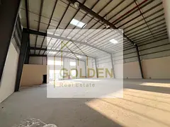 A new warehouse for rent in front of a main road with an electricity power of 130 kva with standard