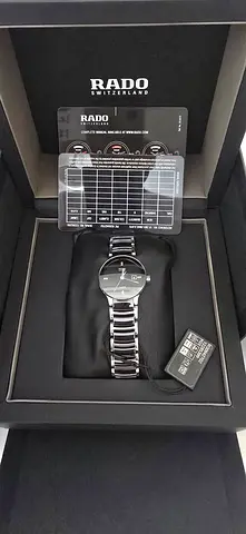 Rado Centrix Ceramic Automatic 8 Diamonds 💎 women's watch 💯 % original in excellent condition