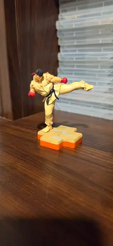 Vintage martial arts/action figure with high-kick pose (single collectible)