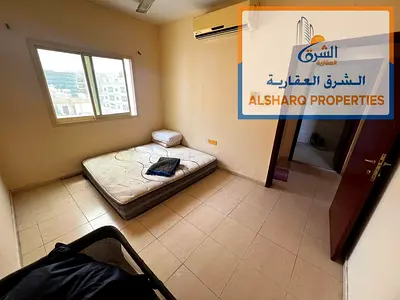 غرفة وصالة – ثاني صف كورنيش عجمان – بلكونة ممتازة + مساحة كبيرة