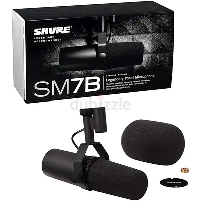 Shure SM7B Professional Cardioid Dynamic Vocal Microphone - [ Sealed Pack ]
