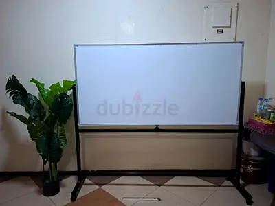 Large Mobile Whiteboard on Adjustable Stand - excellant Condition.