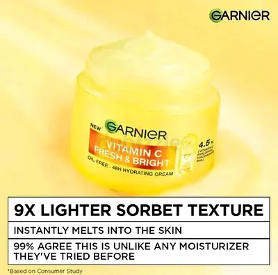 VIRAL Garnier Vitamin C Fresh & Bright moisturiser