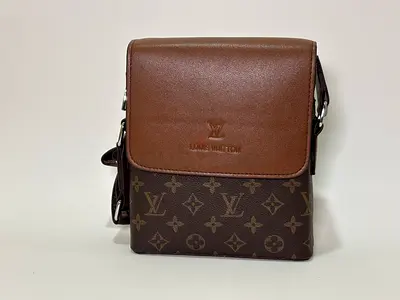 Louis Vuitton lv messenger bag for men brown