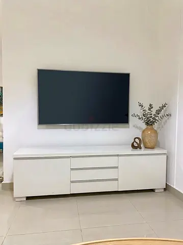 BESTA BURS
Tv Bench, 180x41x49 cm, high-gloss white
