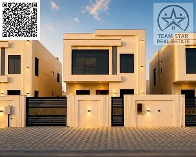 Luxury villa with 3 master bedrooms, spacious yard, and maid's room in Al-Haliyo 2