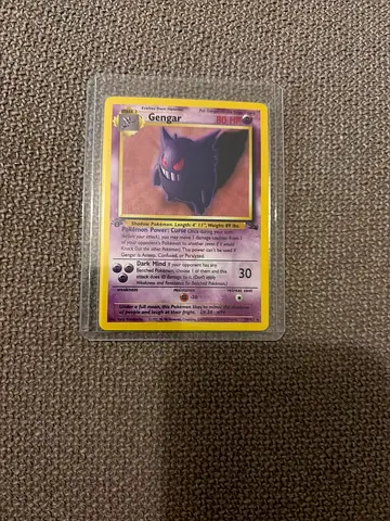 Base Set Gengar 1st Edition Mint Condition