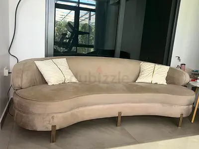 Living room set - Sofa and Marble Coffee table