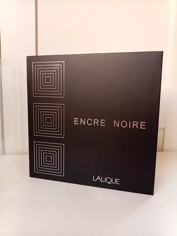 Lalique Encre Noire perfume gift set (bottle + soap)