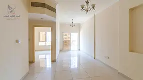 For annual rent in Al Nuaimiya 1 Ajman 2 bedrooms living room balcony with open view built-in wardro