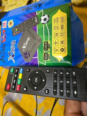 X96Q Android TV Box with Remote - 8GB RAM / 128GB ROM (Used)