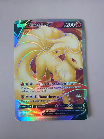 Ninetales V Pokemon Full Art Card Ultra Rare