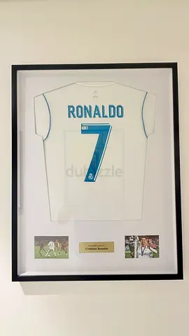 Framed & Signed Cristiano Ronaldo Real Madrid 2018 Champions League Jersey – Authenticated
