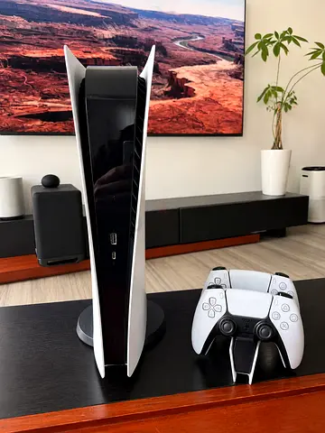 PS5 Digital + 2 Controllers – Excellent Condition